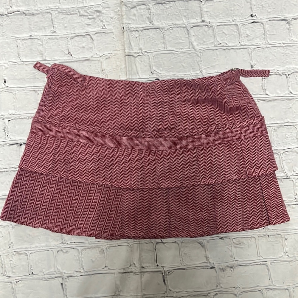 BCBG Vintage Micro Mini Skirt Pleated Y2K